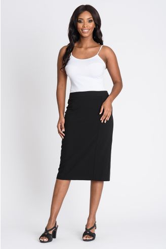 Long black pencil skirt online hotsell