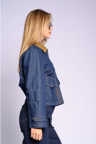 Denim Zip Jacket | Contempo Online