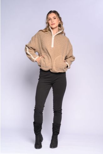 Fluffy Tipped Top | Contempo Online