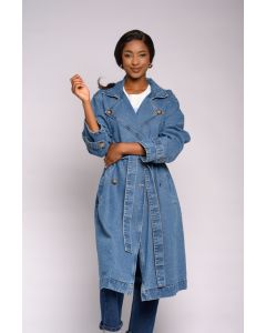 Denim Trench Coat