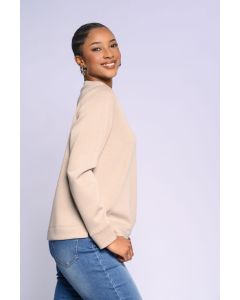 Round Neck Knit Top