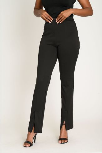 Womens Plus Size Ponte Pullon Pant Black  Tall  Avenue  Target