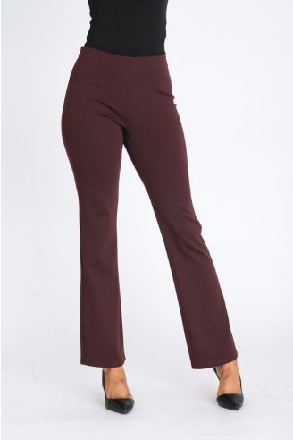 Cobalt Ponte Wide Flare Pant  Women's Pants- Motto Fashions