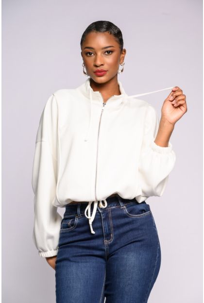 White Knit Jacket