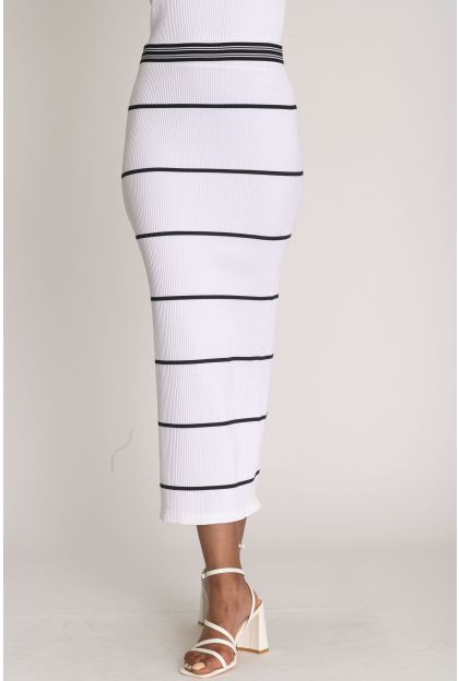 Seamless Stripe  Skirt