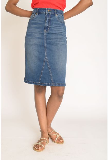 Denim Short Skirt