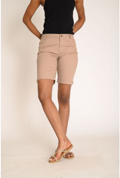 Stretch Cotton Shorts