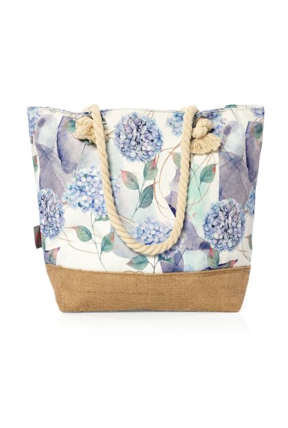 Floral Beach Bag