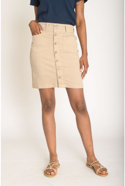 Short Twill Skirt