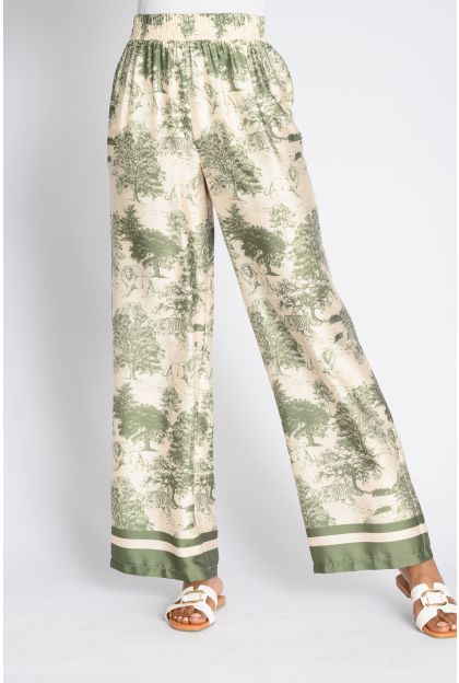 Border Print Pant