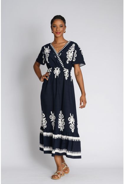 Flutter Sleeve Maxi Dress