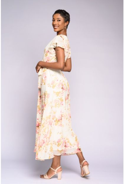 Rose Print Dress