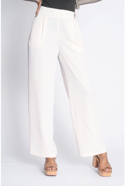 1/2 Elasticated Pant W/Pleat