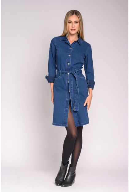 L/S Denim Dress