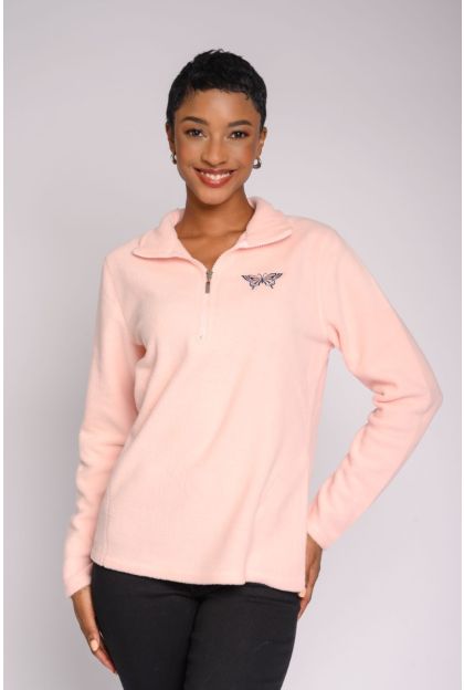 Fleece Embellish Top