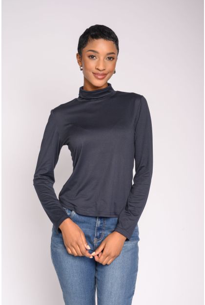 Long Sleeve Polo Neck