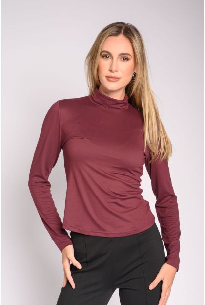Long Sleeve Polo Neck