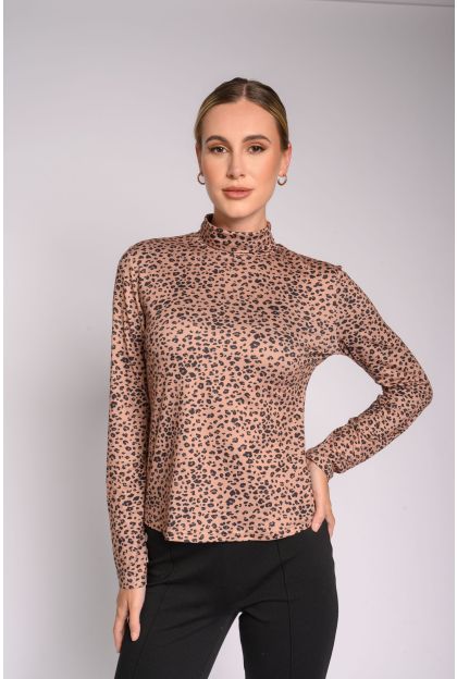 Long Sleeve Polo Neck