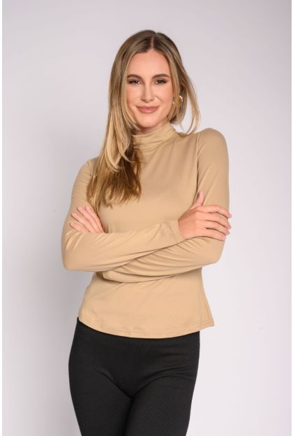 Long Sleeve Polo Neck