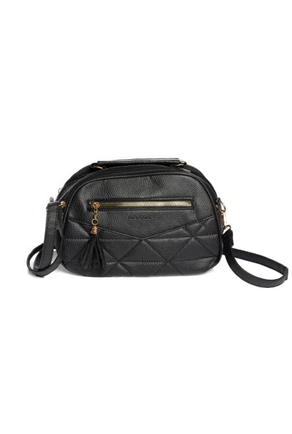 Quilt Trim Cross Body Bag