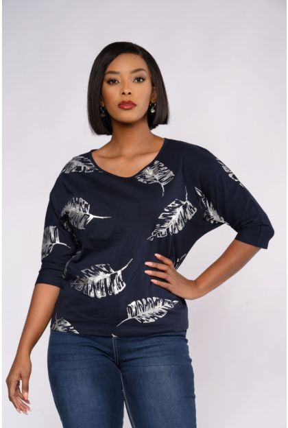 Dolman Print Top