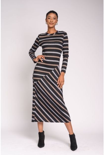 Knit Dress With Seam