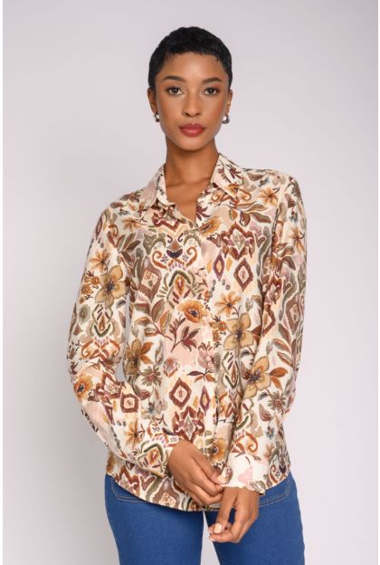 L/S Woven Top