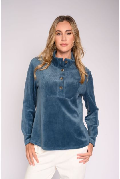 Button Knit Top