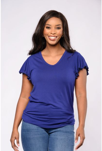 Frill Knit Top