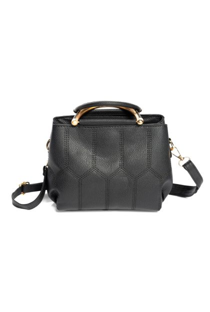 Embossed Double Compart Bag