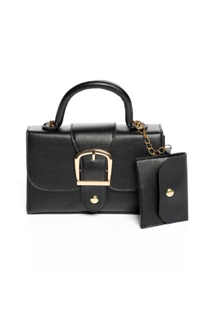 Buckle Structured Trim Bag