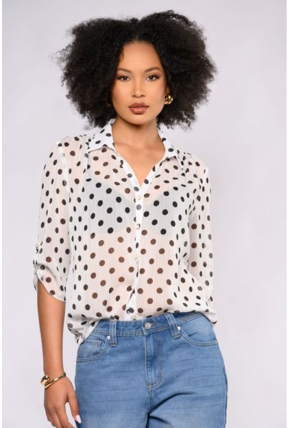 Button Through Top