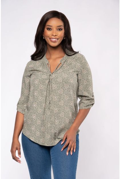 Print Woven Viscose Top