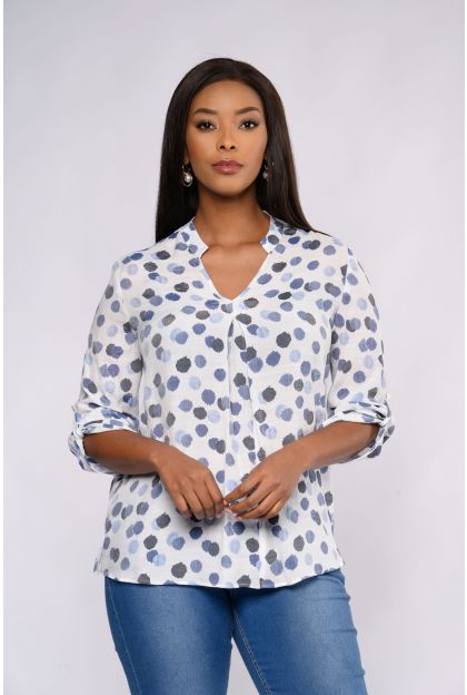 Print Gv Woven Top_P067285