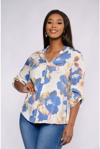 Print Gv Woven Top_P067286