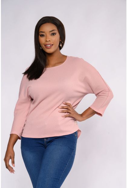 Textured Knit Top_P067409