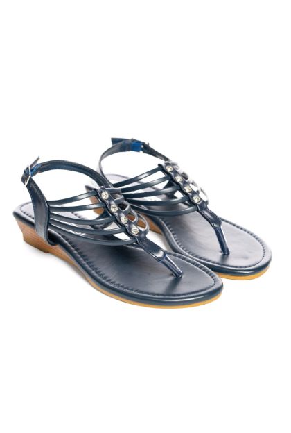 Strappy Wedge Sandal