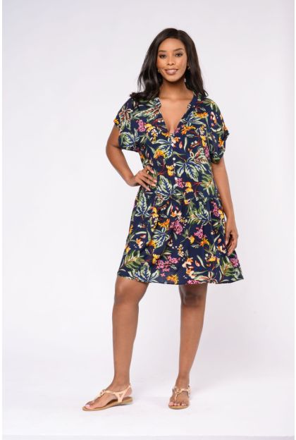 Print Viscose Woven Dress