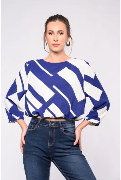 Print Woven Top