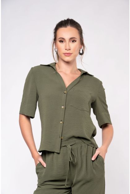 Plain Woven Top