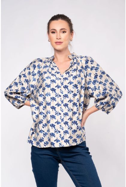 Print Woven Top