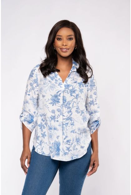 Print GV Woven Top
