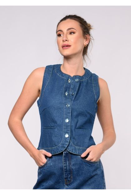 Denim Waistcoat