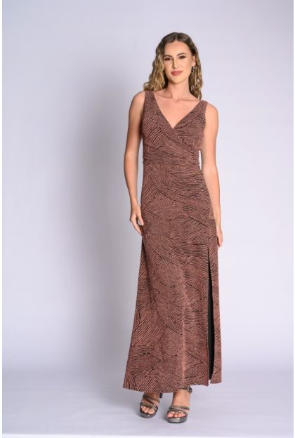 Lurex Maxi Dress