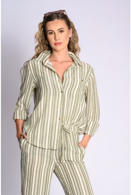 Stripe Woven Top