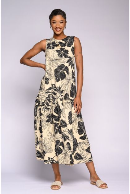 Leaf Low Waist Dress