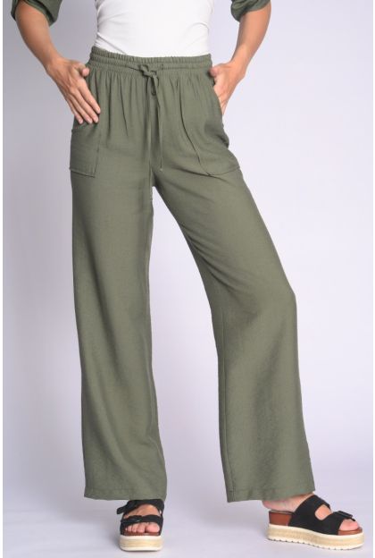 Plain Texture Pants