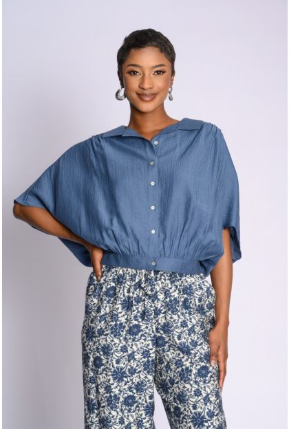 Plain Woven Top