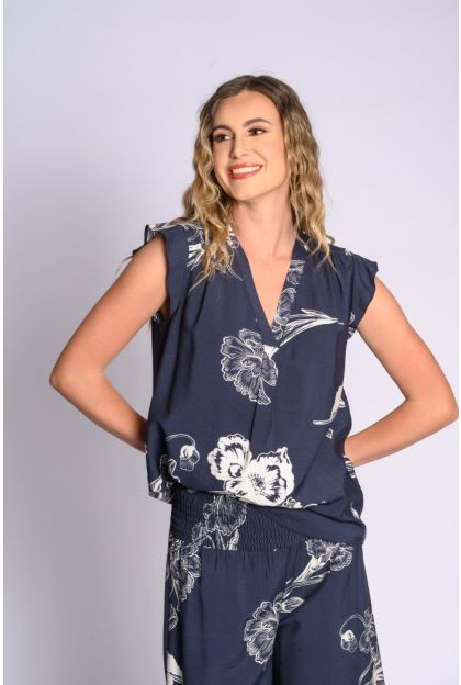 Print Woven Top