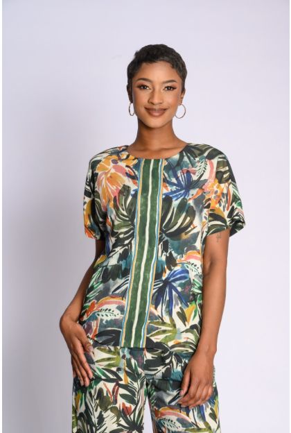 Print Woven Top